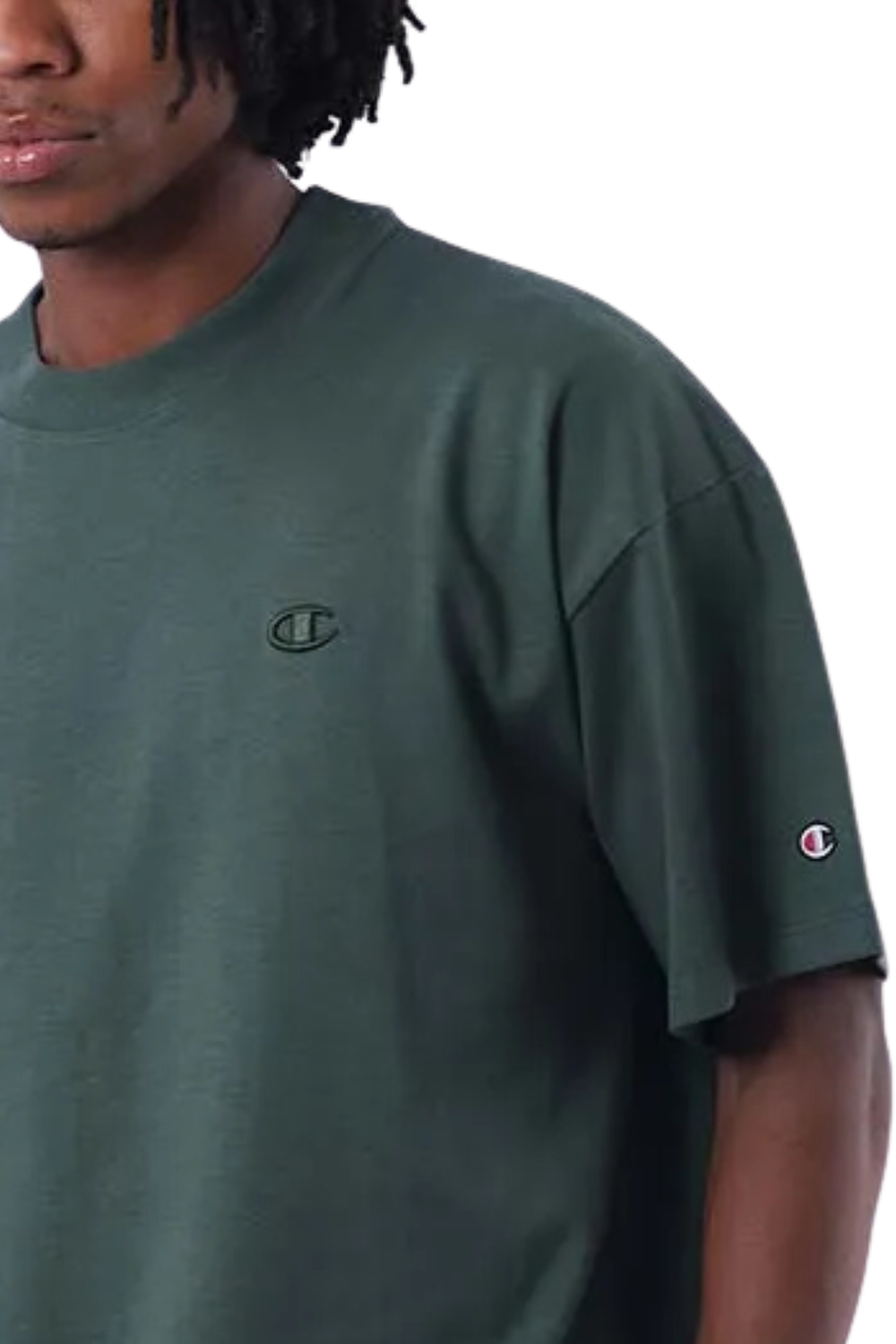 CAMISETA CHAMPION OVERSIZED CHAMPION MINI SCRIPT SURTON T79188B Y08541