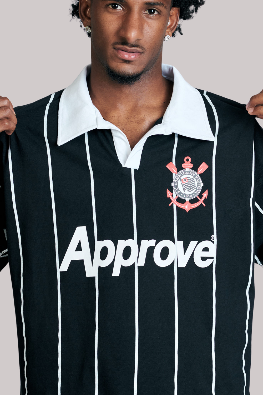 CAMISETA APPROVE X CORINTHIANS POLO BASIC