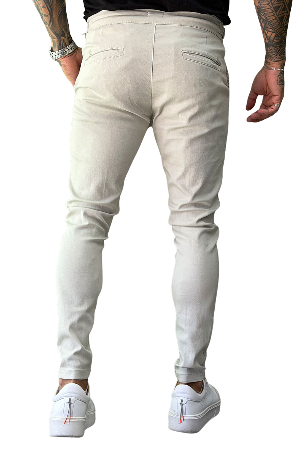 CALÇA JAY JONES ALFAIATARIA C/ AJUSTE/FECHO LATERAIS JJ8453
