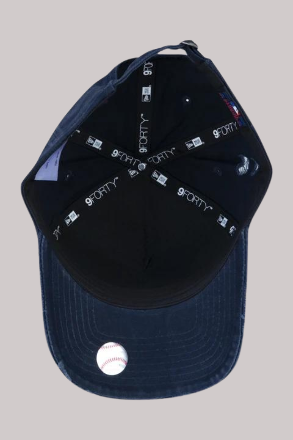 BONÉ NEWERA 9FORTY A-FRAME ABA CURVA AJUSTÁVEL DESTROYED MLB NEW YORK YANKEES MLB