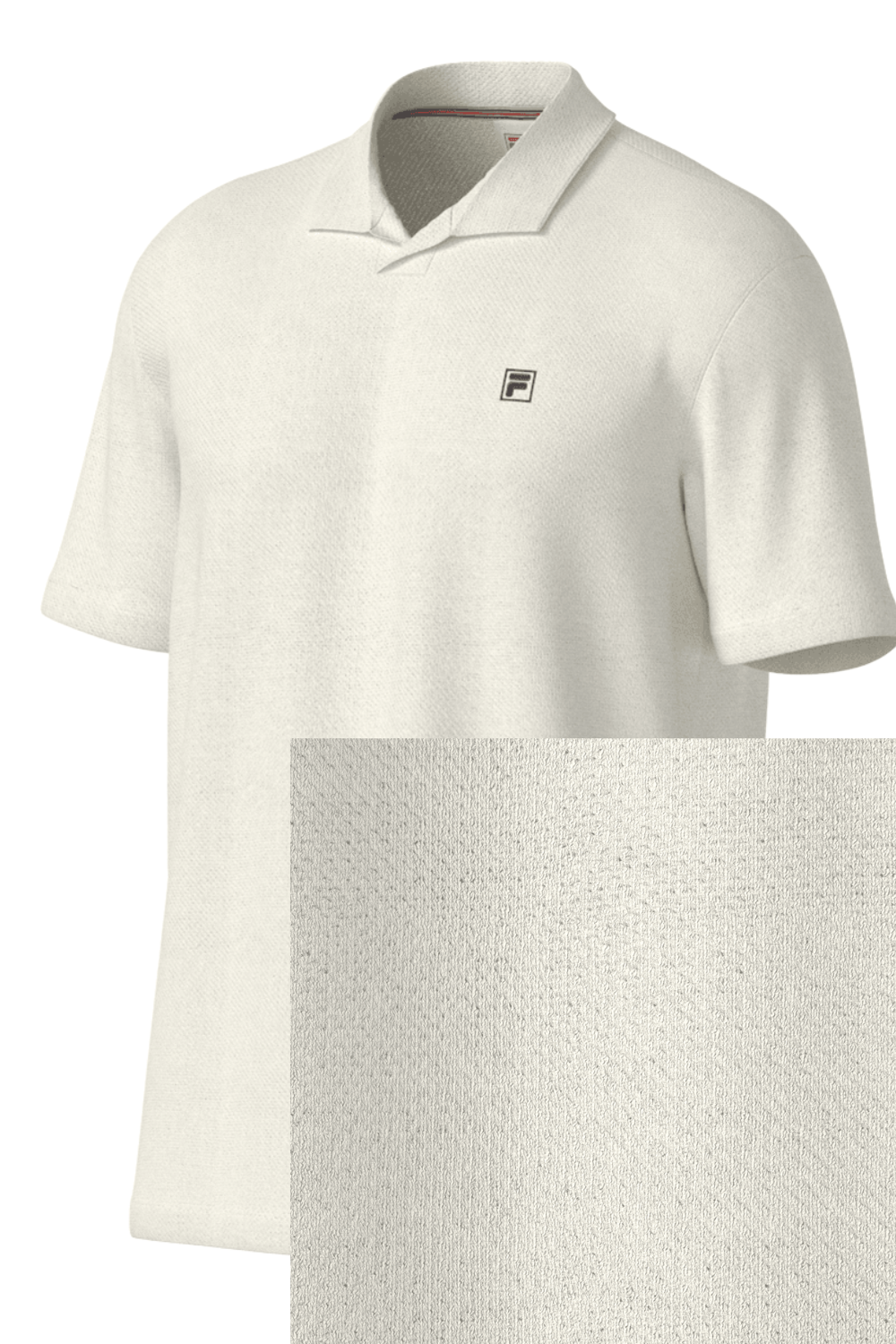 POLO FILA COMFORT KNIT F11SP00078 OFF WHITE GARDENIA