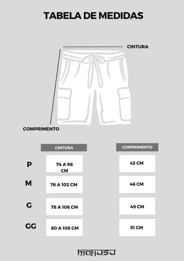 SHORTS MAFIUSU CARGO SARJA