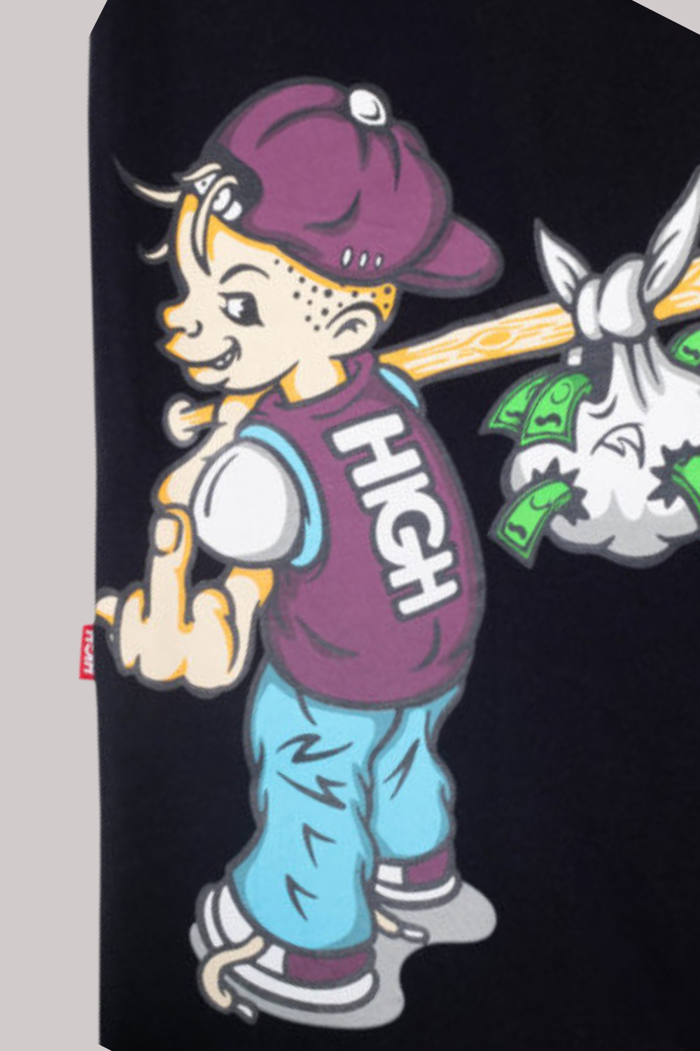 CAMISETA HIGH OVERSIZED HUSTLER
