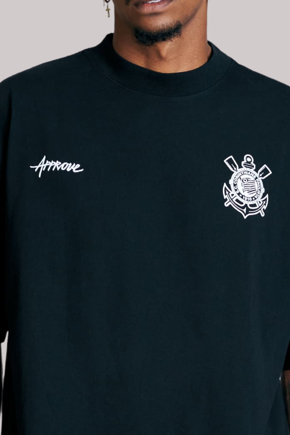 CAMISETA APPROVE X CORINTHIANS HUGE DEMOCRACIA
