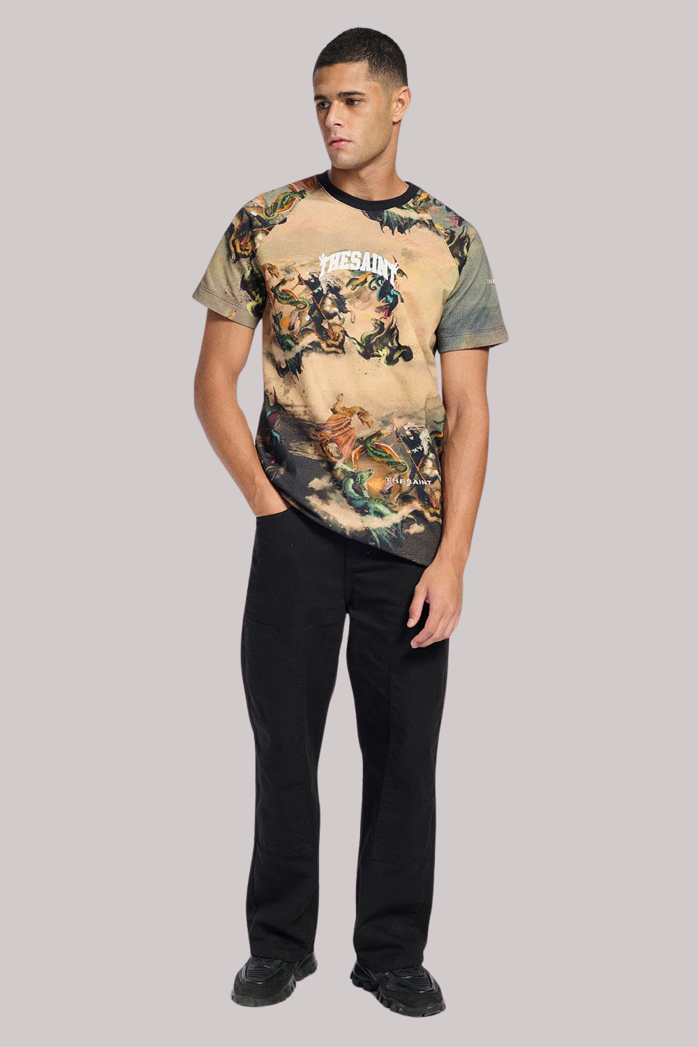 CAMISETA THE SAINT REGLAN RENAISSANCE ESTAMPADA