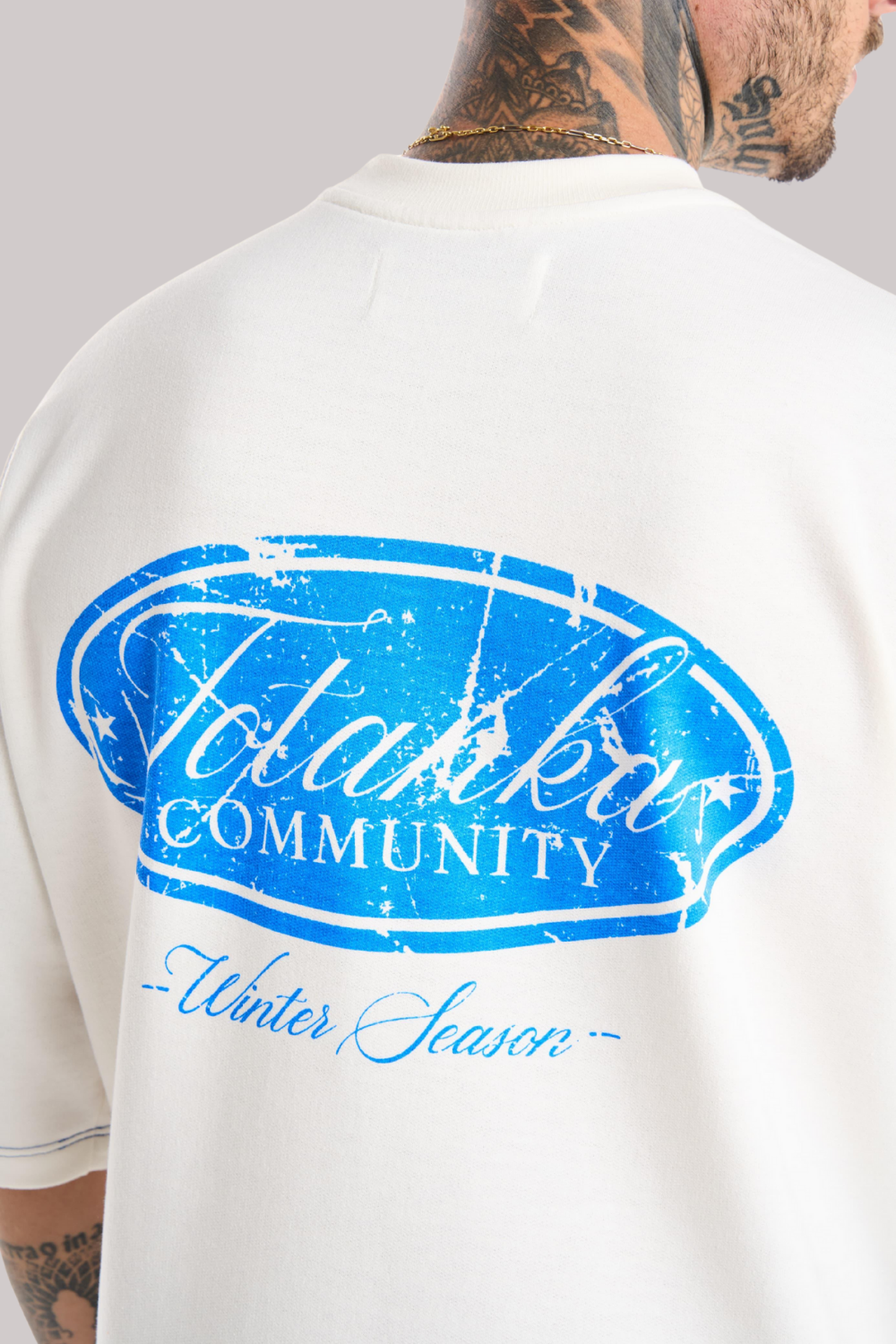 CAMISETA TOTANKA OVERSIZED COMMUNITY BLUE