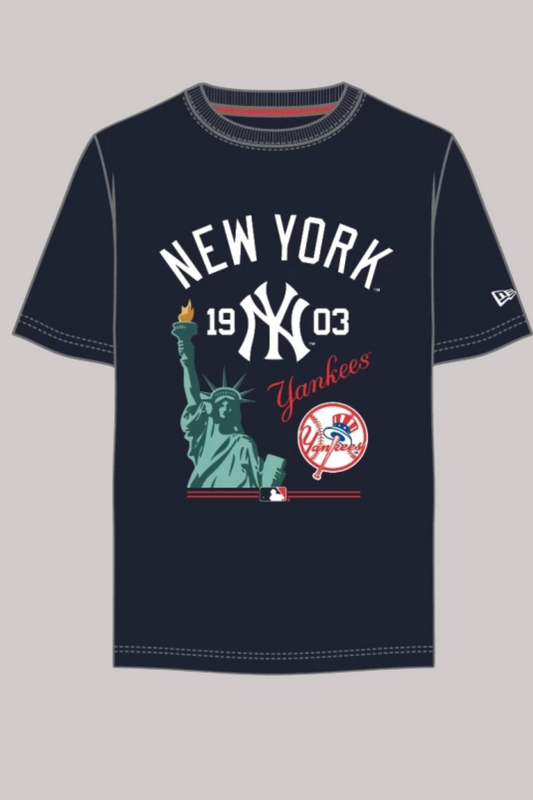 CAMISETA NEW ERA REGULAR MLB NEW YORK YANKEES FAN MBI25TSH016