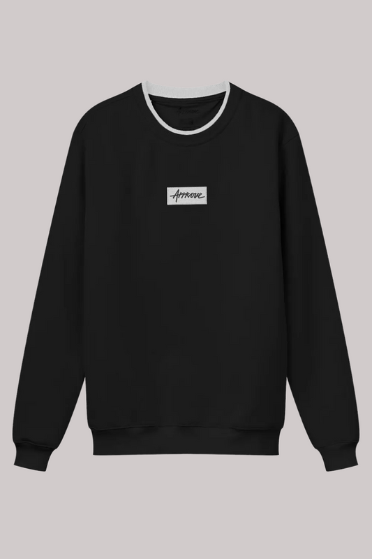 MOLETOM APPROVE CARECA CLASSIC BOX BLACK