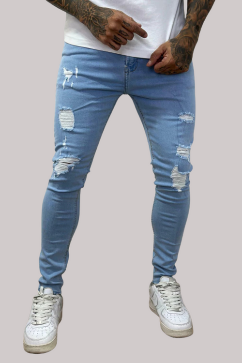 CALÇA JEANS LLEVA SKINNY DESTROYED CJLLEVA0038