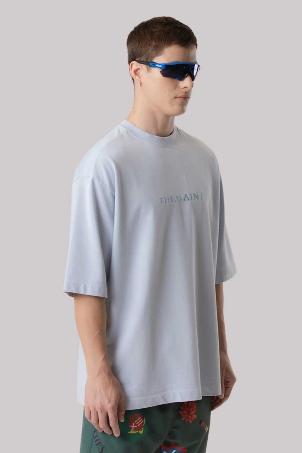 CAMISETA THE SAINT OVERSIZED UNIC BASIC EMBROIDERY