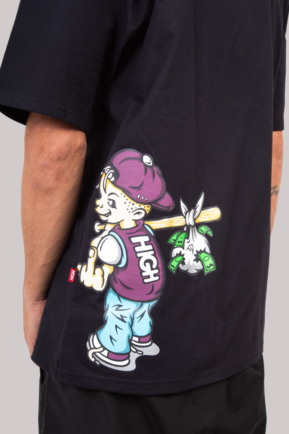 CAMISETA HIGH OVERSIZED HUSTLER