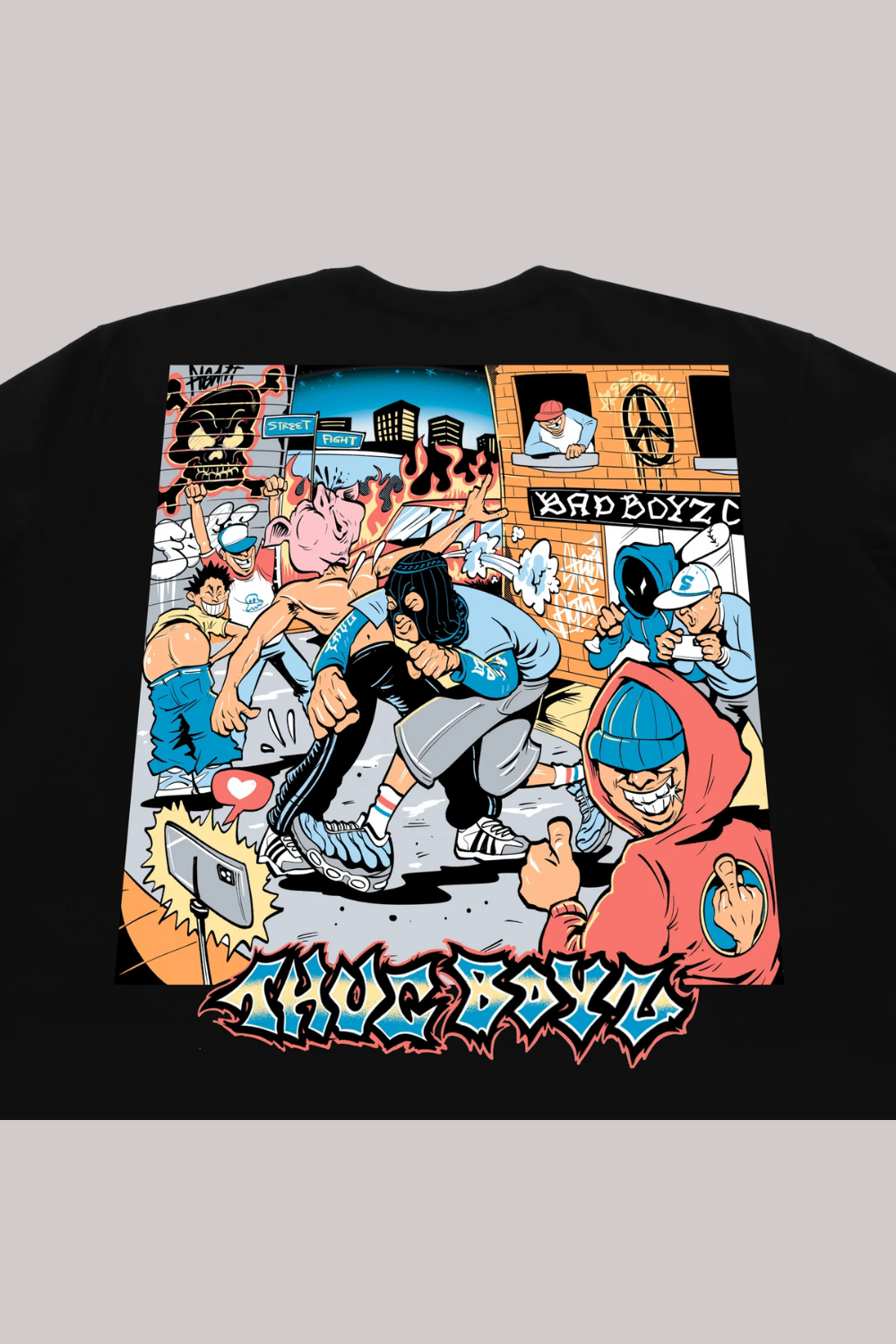 CAMISETA THUG NINE STREET FIGTH