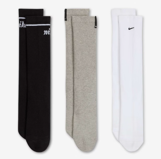 Meia Nike Everyday Cushioned - 3 Pares