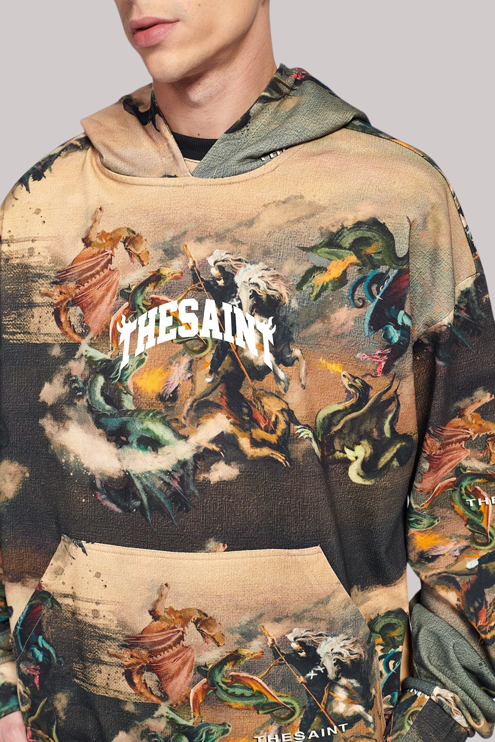 MOLETOM THE SAINT FULL PRINT RENAISSANCE ESTAMPADO