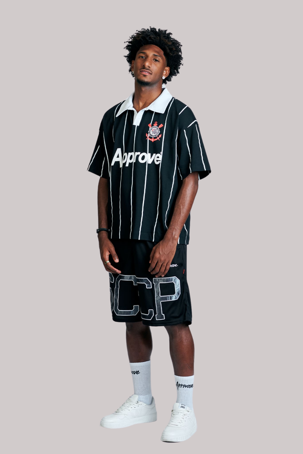 CAMISETA APPROVE X CORINTHIANS POLO BASIC