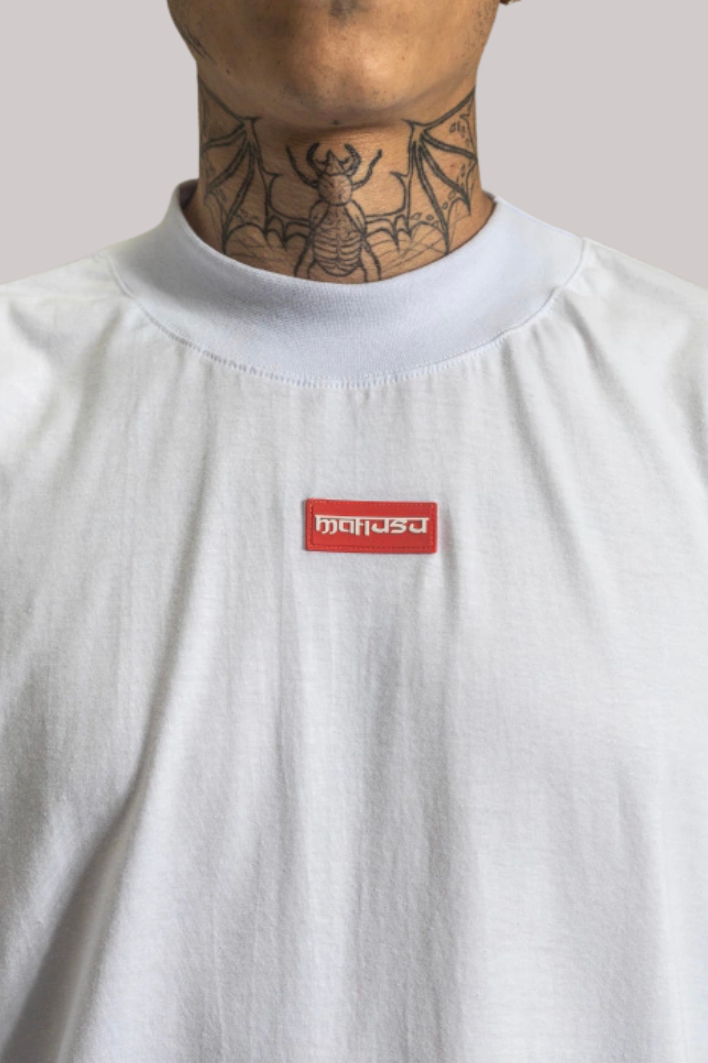 CAMISETA MAFIUSU OVERSIZED LOGO EMBORRACHADO