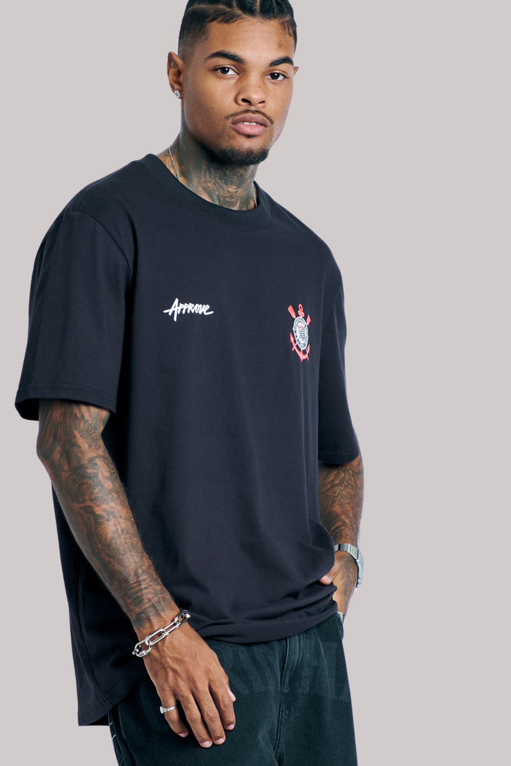 CAMISETA APPROVE X CORINTHIANS II BOLD