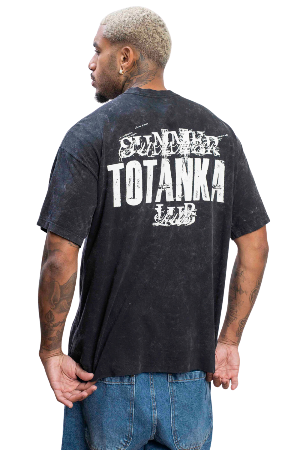 CAMISETA TOTANKA DETOUR OV801173 PRETO ESTONADO
