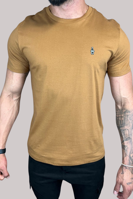 CAMISETA ROCK SODA BASICA MARROM