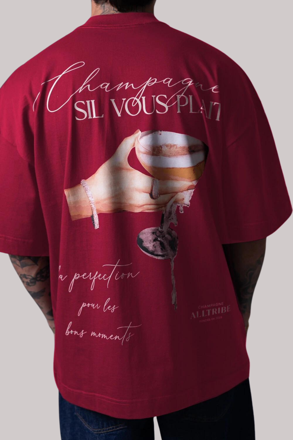 CAMISETA ALLTRIBE OVERSIZED CHAMPAGNE ATB MANIA