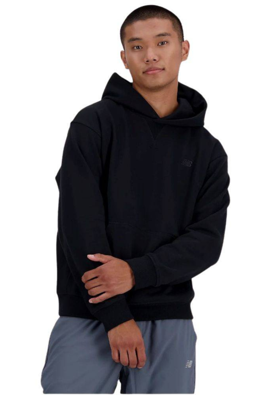CASACO COM CAPUZ NEW BALANCE ATHLETICS SMALL LOGO MT41534B.BK
