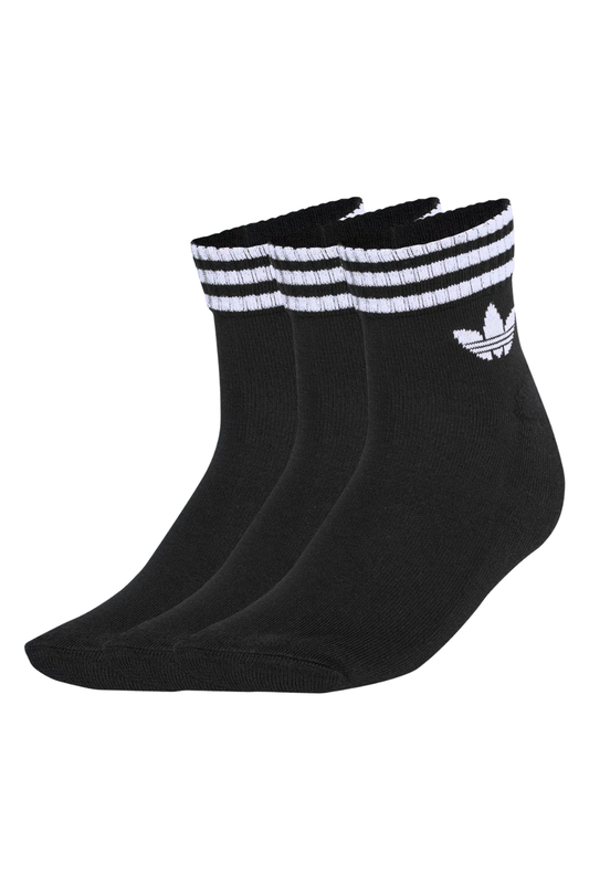 MEIA ADIDAS ORIGINALS 3 LISTRAS ANKLE 3PP JV7436 PRETO 38-40