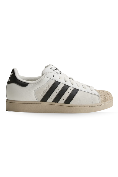 TÊNIS ADIDAS ORIGINALS SUPERSTAR II KJ9947 BRANCO/PRETO/CAQUI