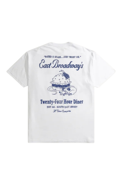 CAMISETA VANS BRODWAY DINNER V4717300080001 BRANCO