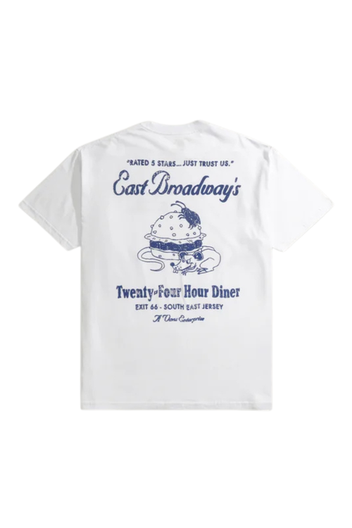 CAMISETA VANS BRODWAY DINNER V4717300080001 BRANCO