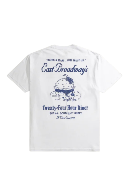CAMISETA VANS BRODWAY DINNER V4717300080001 BRANCO