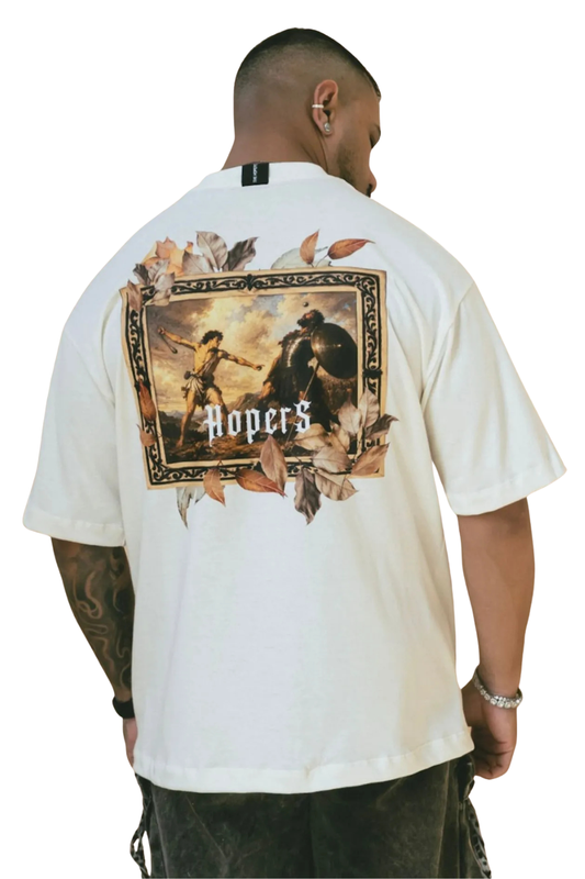 CAMISETA THE HOPERS OVERSIZED DEFEAT 0000272020B OFF WHITE