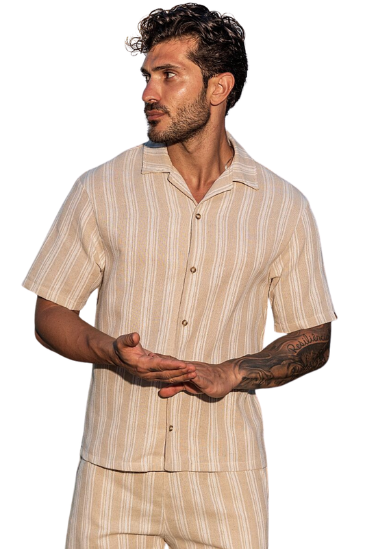 CAMISA FB LINHO BORDADA FB25017