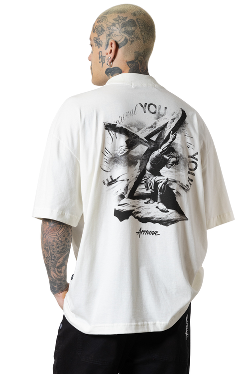 CAMISETA APPROVE HUGE SAVIOR 8021 OFF WHITE