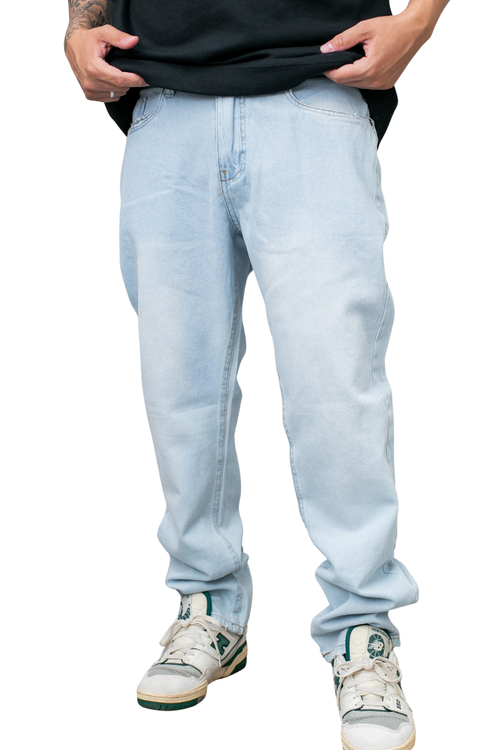 CALÇA LLEVA JEANS RETA BASICA LL9043