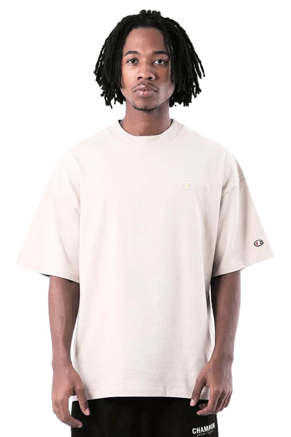 CAMISETA CHAMPION OVERSIZED CHAMPION MINI SCRIPT SURTON T79188B Y08541