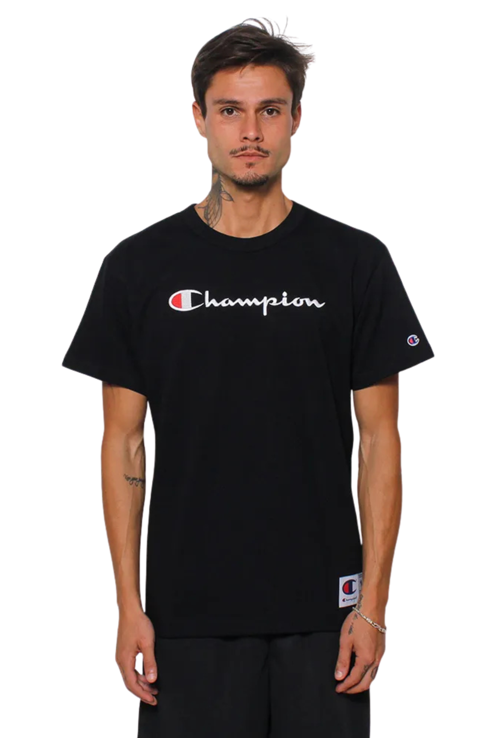 CAMISETA CHAMPION LIFE LOGO BORDADO GT220B Y08069B