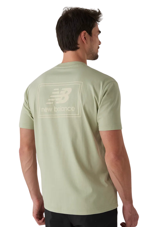CAMISETA NEW BALANCE WOVEN LABEL MT53928B