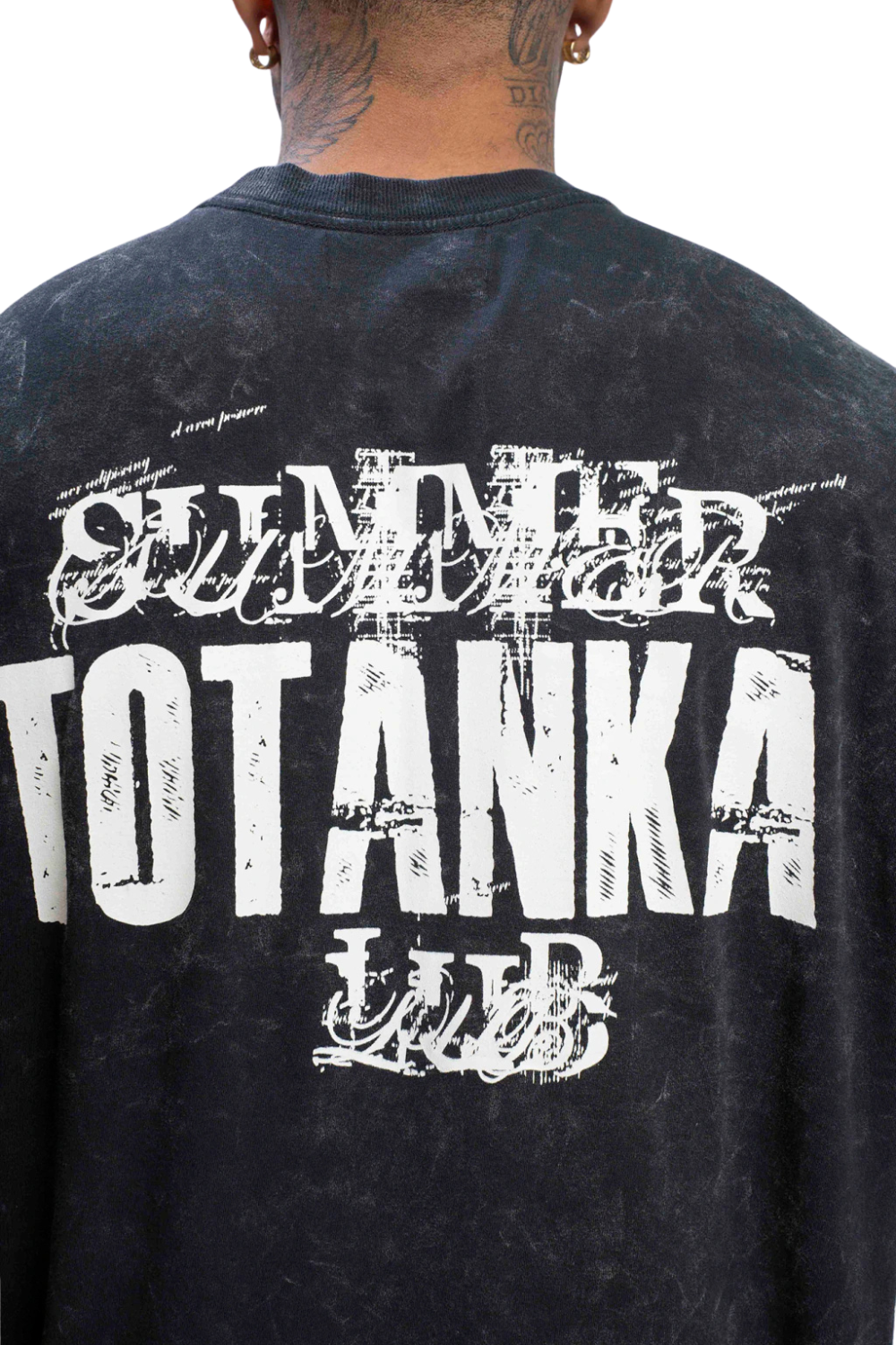 CAMISETA TOTANKA DETOUR OV801173 PRETO ESTONADO