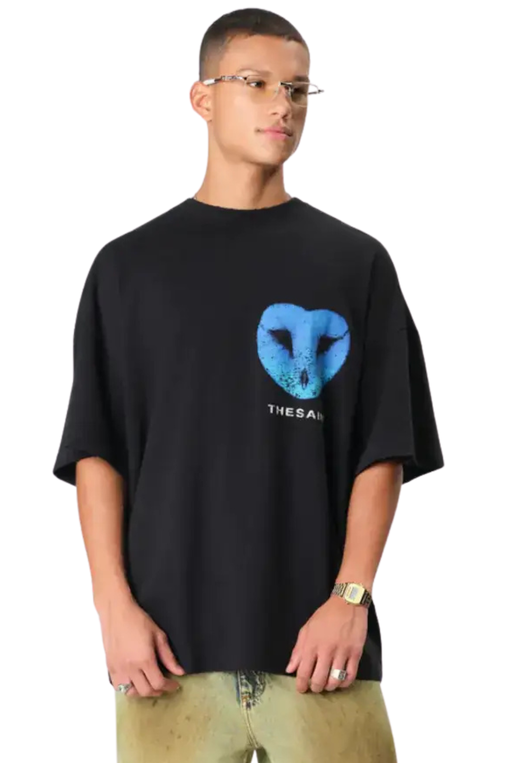 CAMISETA THE SAINT OVERSIZED MENSAGEIRO 14.02.01.565.002