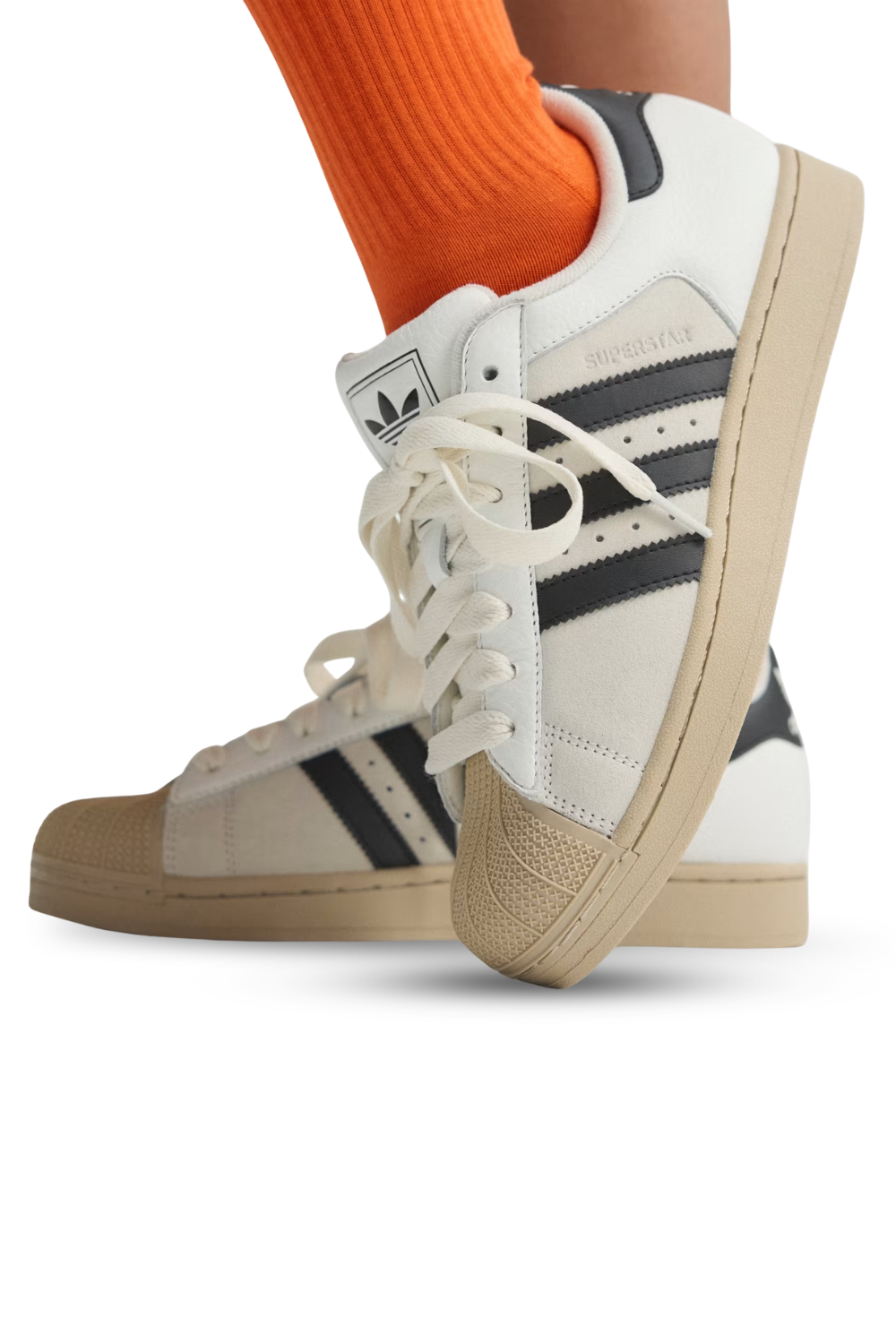 TÊNIS ADIDAS ORIGINALS SUPERSTAR II KJ9947 BRANCO/PRETO/CAQUI
