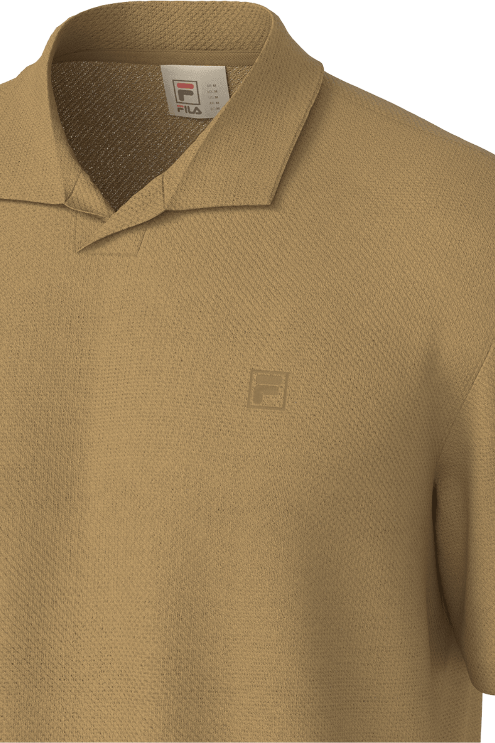 POLO FILA COMFORT KNIT F11SP00078 BEGE DOURADO
