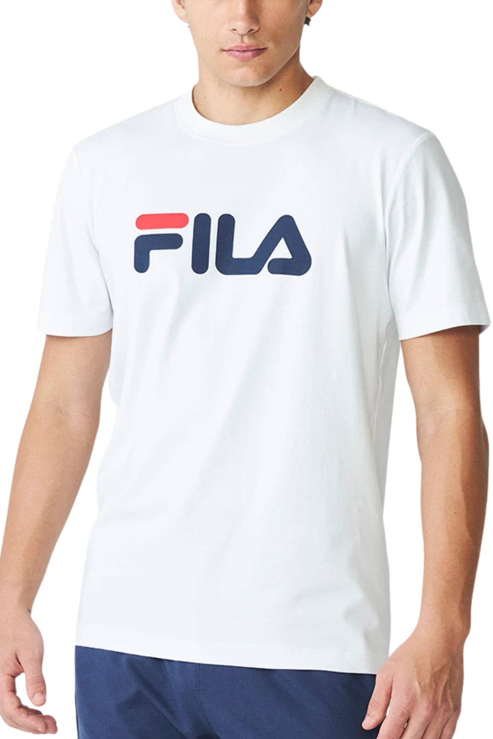 CAMISETA FILA REGULAR LETTER PREMIUM IV F11L01715.100 BRANCO