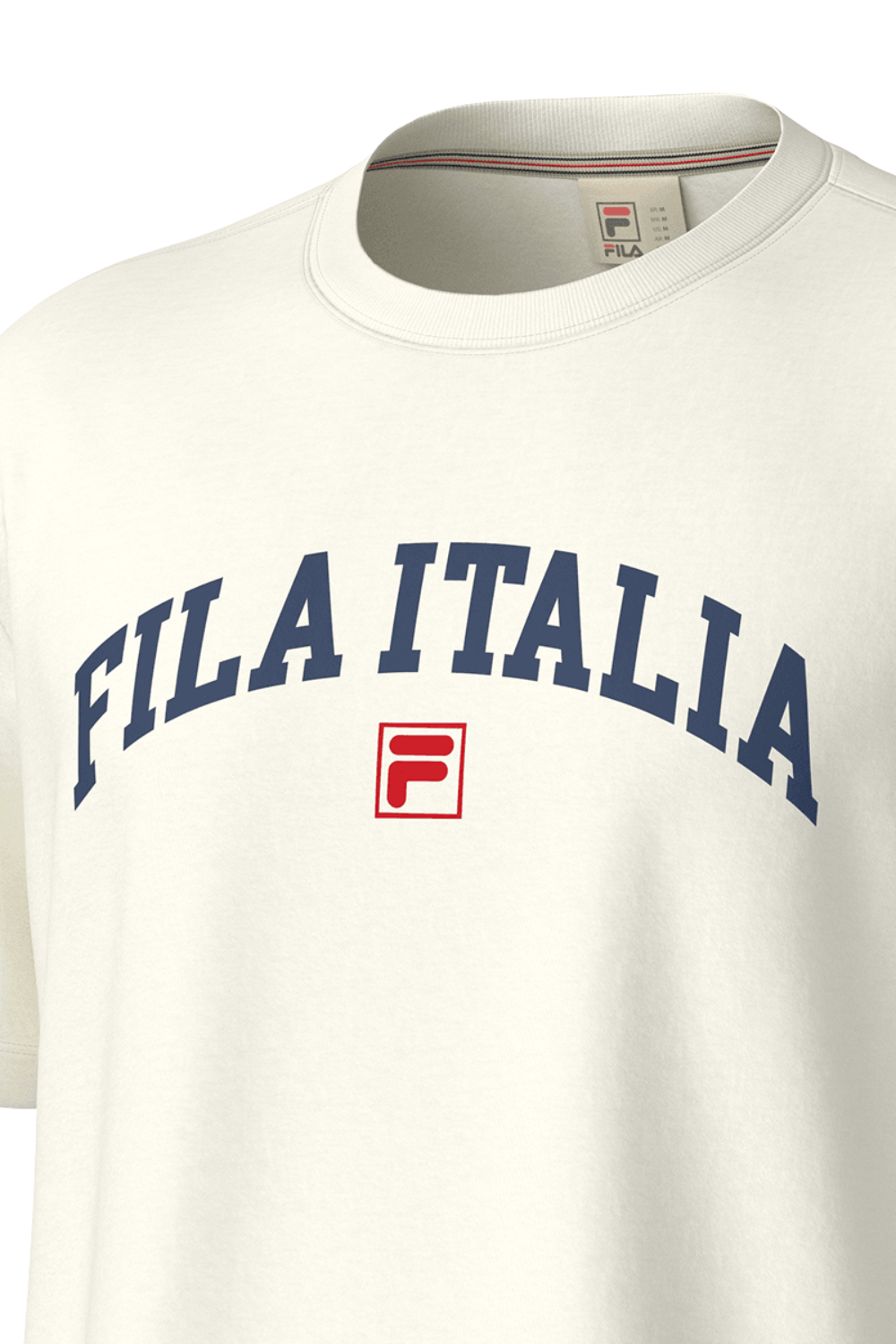 CAMISETA FILA COMFORT ITALIA GRAPHIC F11SP00209.3538 OFF WHITE GARDENIA