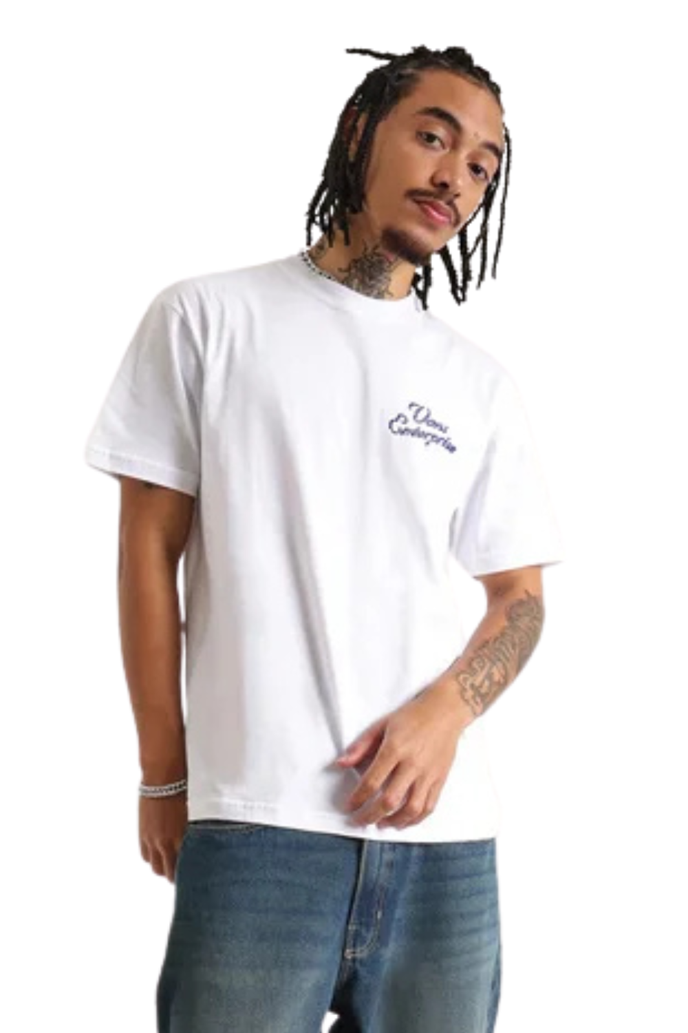 CAMISETA VANS BRODWAY DINNER V4717300080001 BRANCO