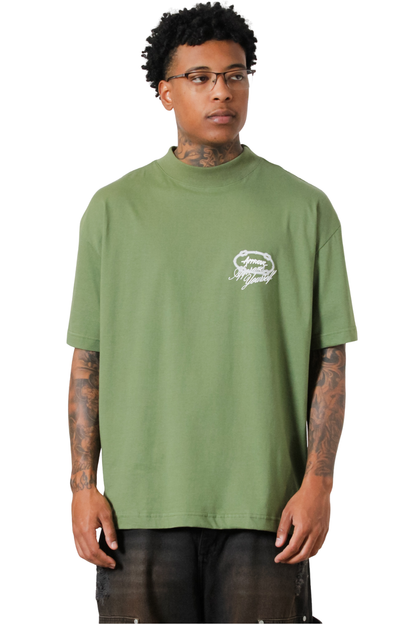 CAMISETA APPROVE HUGE YRSLF TIMELESS 7918 VERDE MUSGO