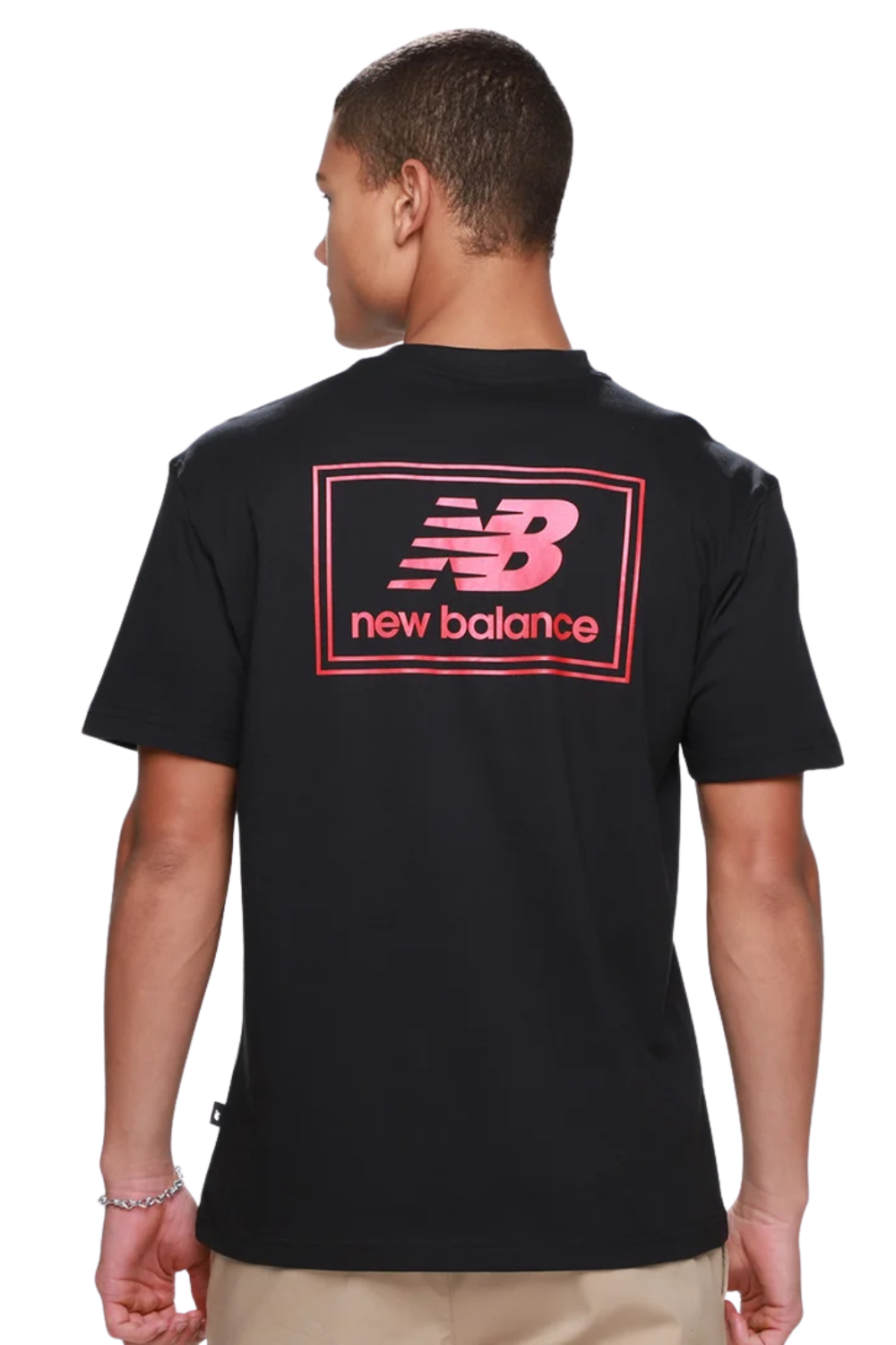 CAMISETA NEW BALANCE WOVEN LABEL MT53928B