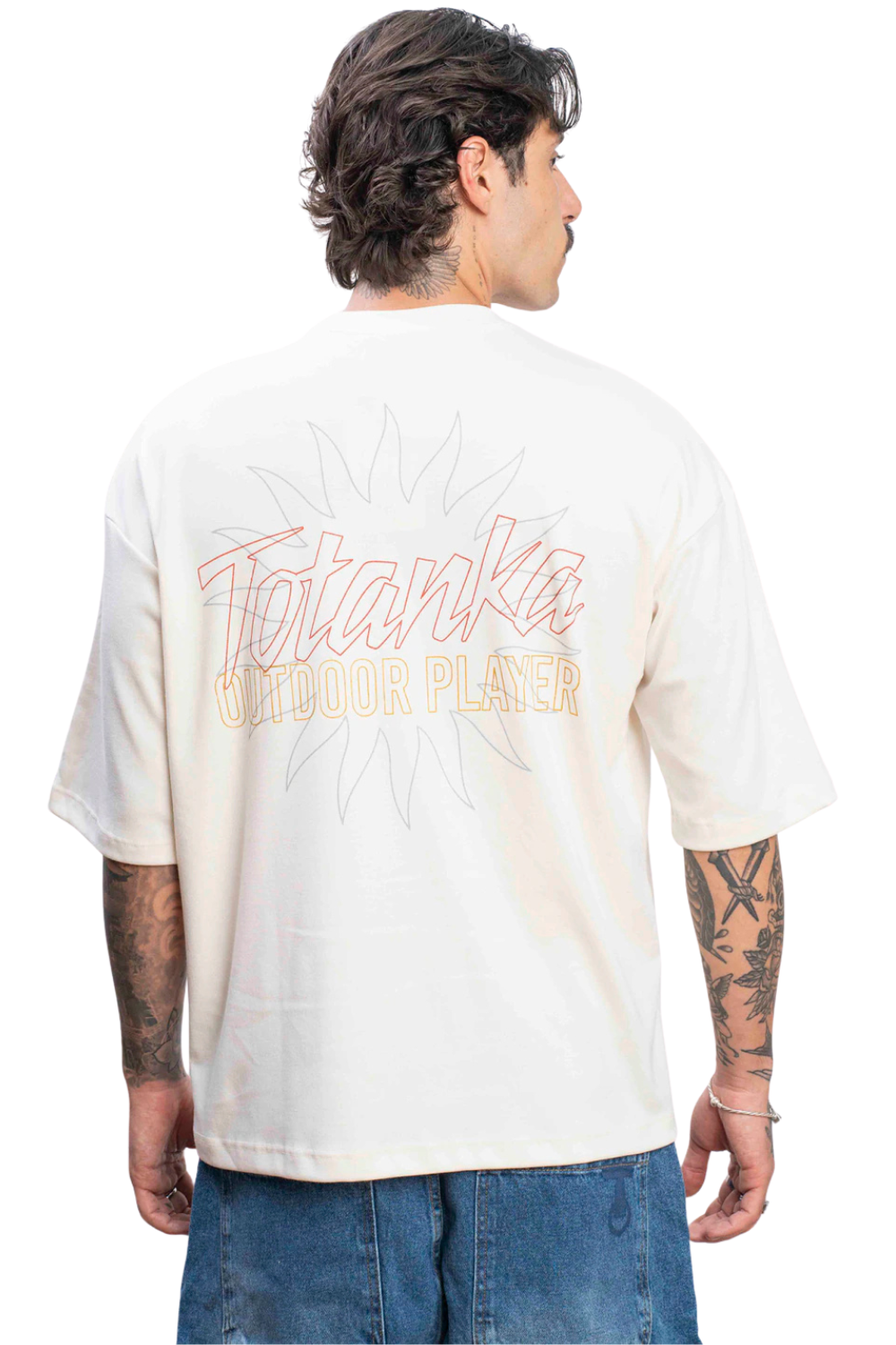 CAMISETA TOTANKA OVER SUN BRIGHT OV801159 OFF WHITE