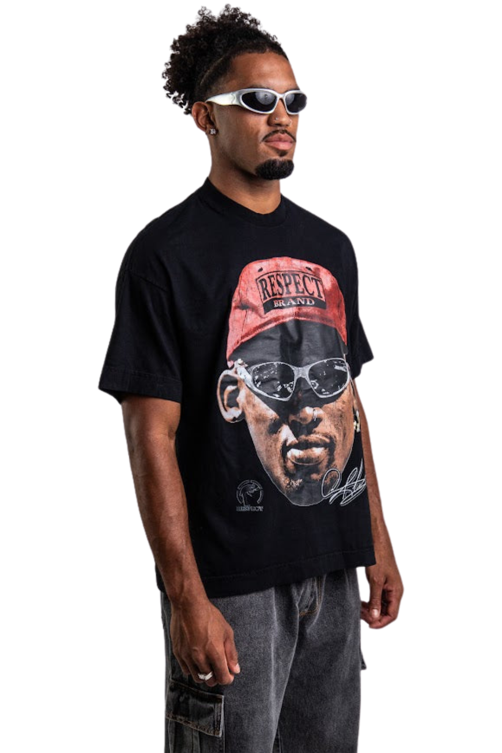 CAMISETA RESPECT OVERSIZED FACE RODMAN TS-RODMAN-PT