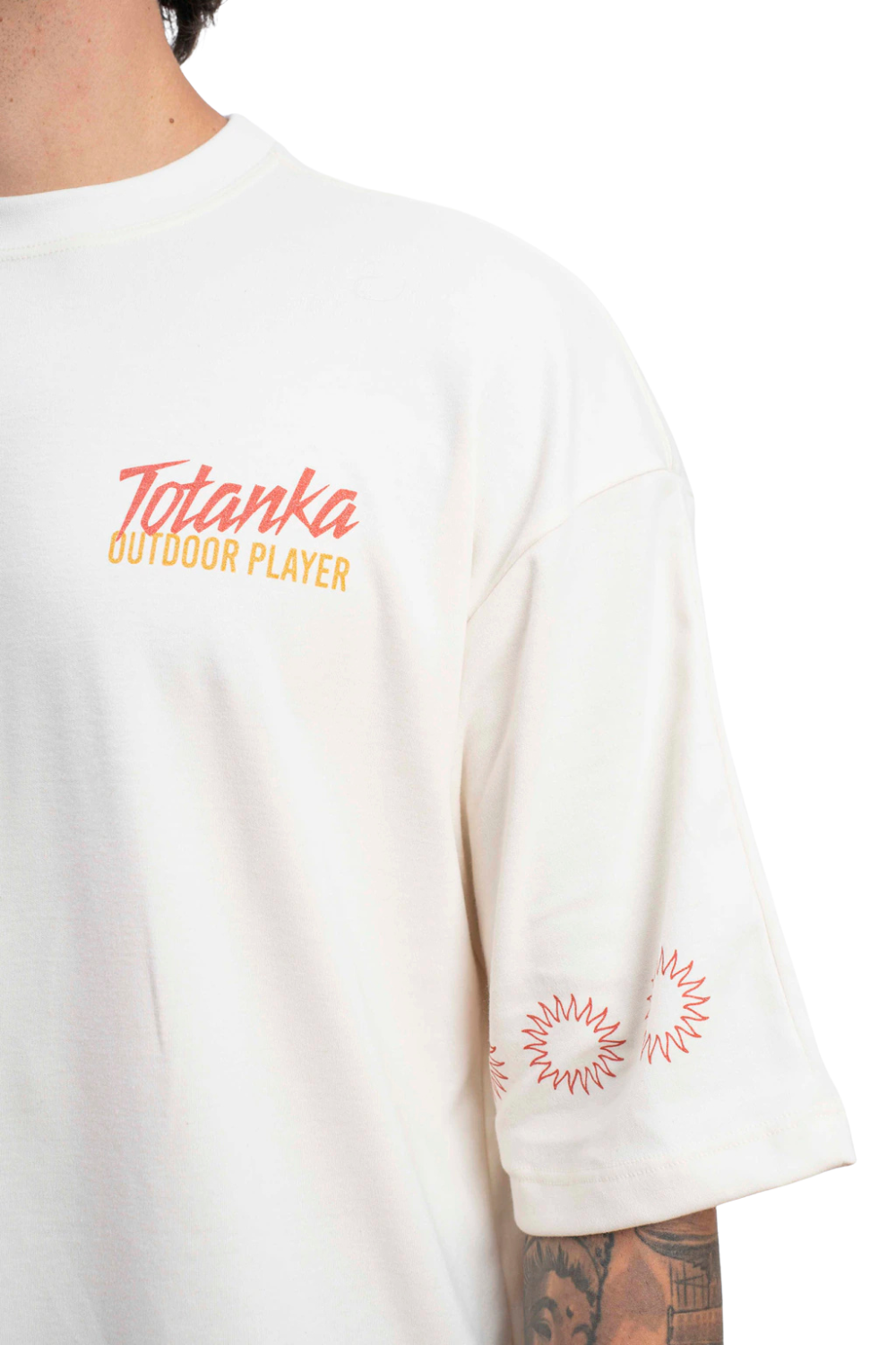 CAMISETA TOTANKA OVER SUN BRIGHT OV801159 OFF WHITE