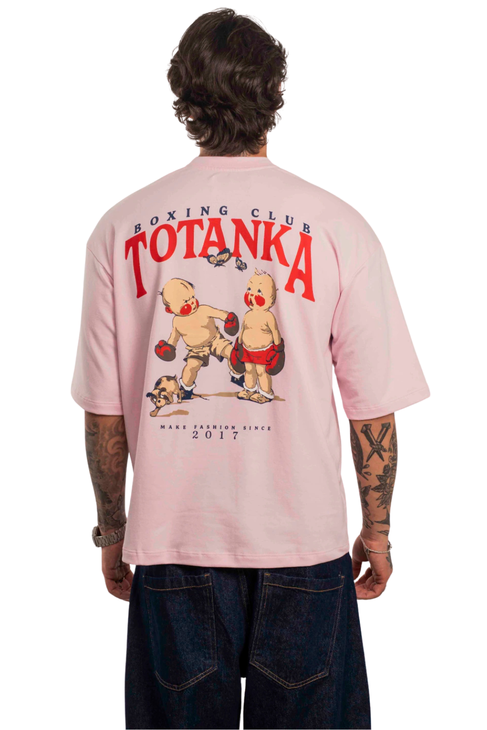 CAMISETA TOTANKA OVER BABY FIGHT OV801138 ROSA